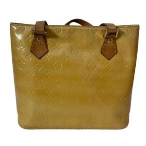 LOUIS VUITTON Houston Yellow Vernis Bag